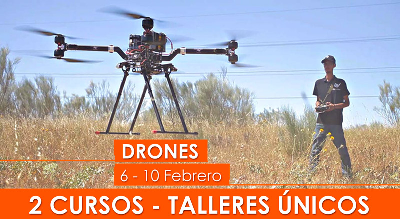 Curso - Taller Drones: Utilización como Herramienta Audiovisual en la Escuela de Cine y Televisión Septima Ars de Madrid