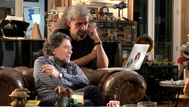 Grabando el documental Joaquín Sabina